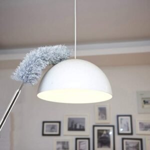 100-Inch Extendable Microfiber Feather Duster | Bendable Long Pole Cleaning Brush for Ceiling Fans & High Ceilings | Washable Telescopic Cobweb Remover for Furniture, Blinds & Home Cleaning | Flexible High-Reach Dust Cleaner - Image 3