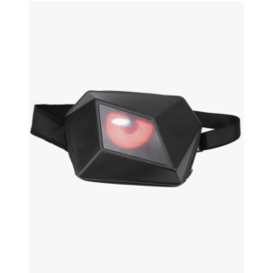 LED Devil Eye Smart Sling Bag | App Controlled Pixel Art Crossbody Chest Bag | Waterproof Hard Shell Bluetooth Shoulder Bag with Customizable LED Screen | Futuristic Travel & Biking Tech Sling Bag for Men & Women - Image 2